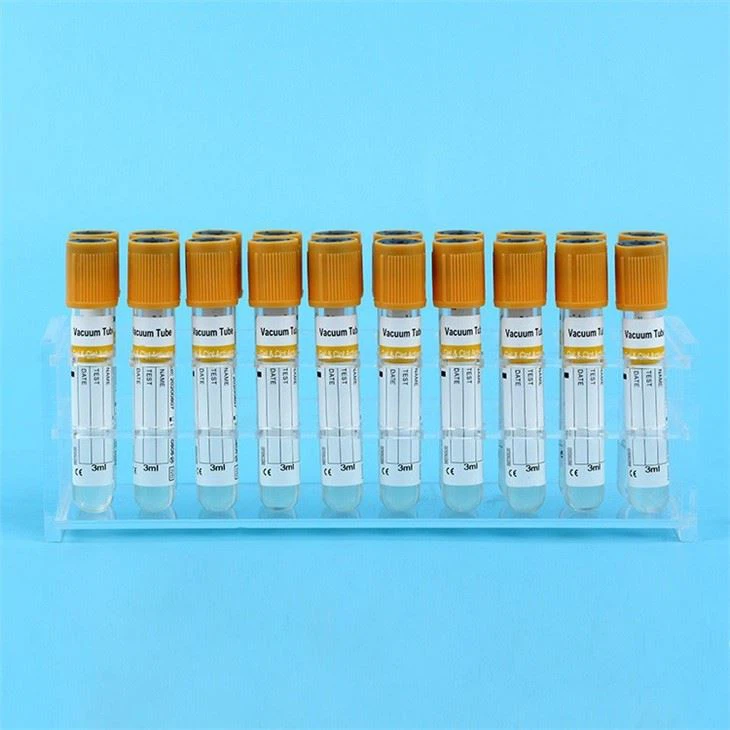 Gel And Clot Activator Vaccum Blood Collection Gel And Clot Tube