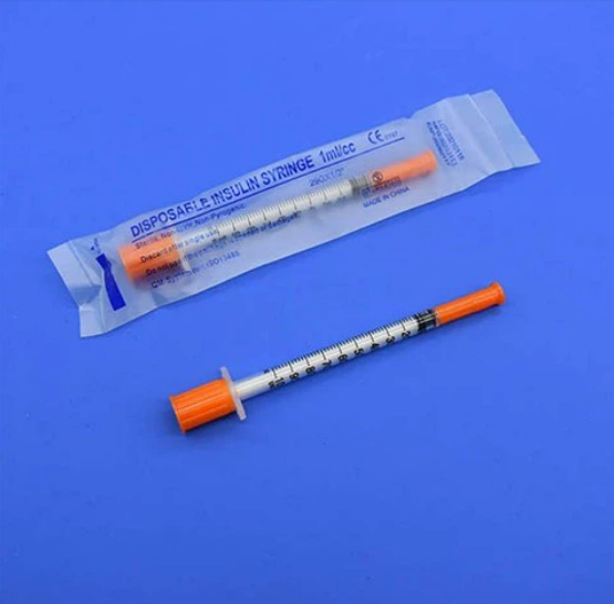 Disposable Insulin Syringe With Needle