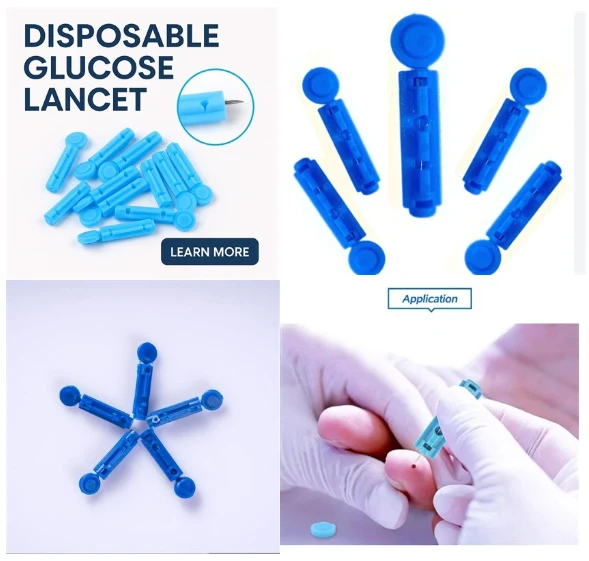 Medical Hospital Home CE Approved Disposable Safety Blood Lancet factory