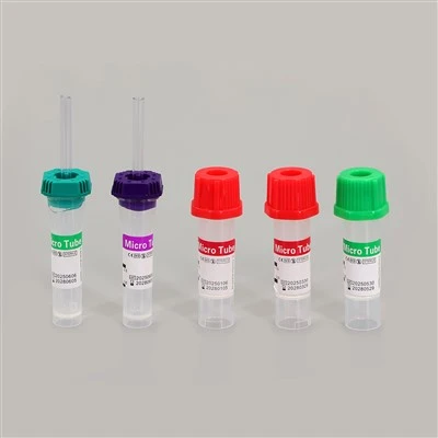 Jednorazové skúmavky na odber mikro a kapilárnej krvi|0,25 ml/0,5 ml/1 ml, rôzne aditíva na pediatrické a geriatrické použitie