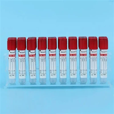 Skúmavka na odber krvi s prídavkom zrazeniny Vacutainer